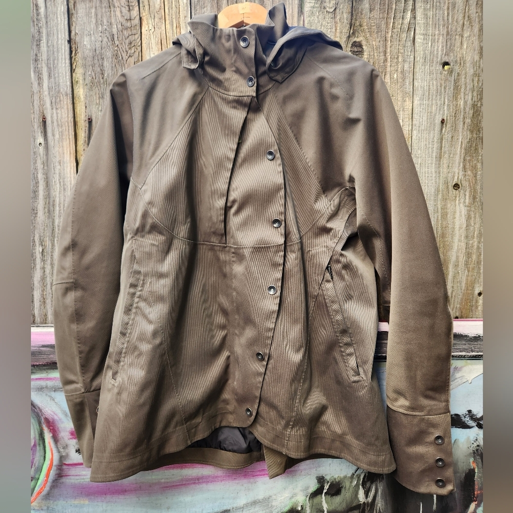 EUC: NAU brand Urbane Women's Ski/Rain Jkt - Olive Grn